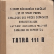...seznam náhradních dílů 17x24 cm 248 stran v češtině...vydáno 1967